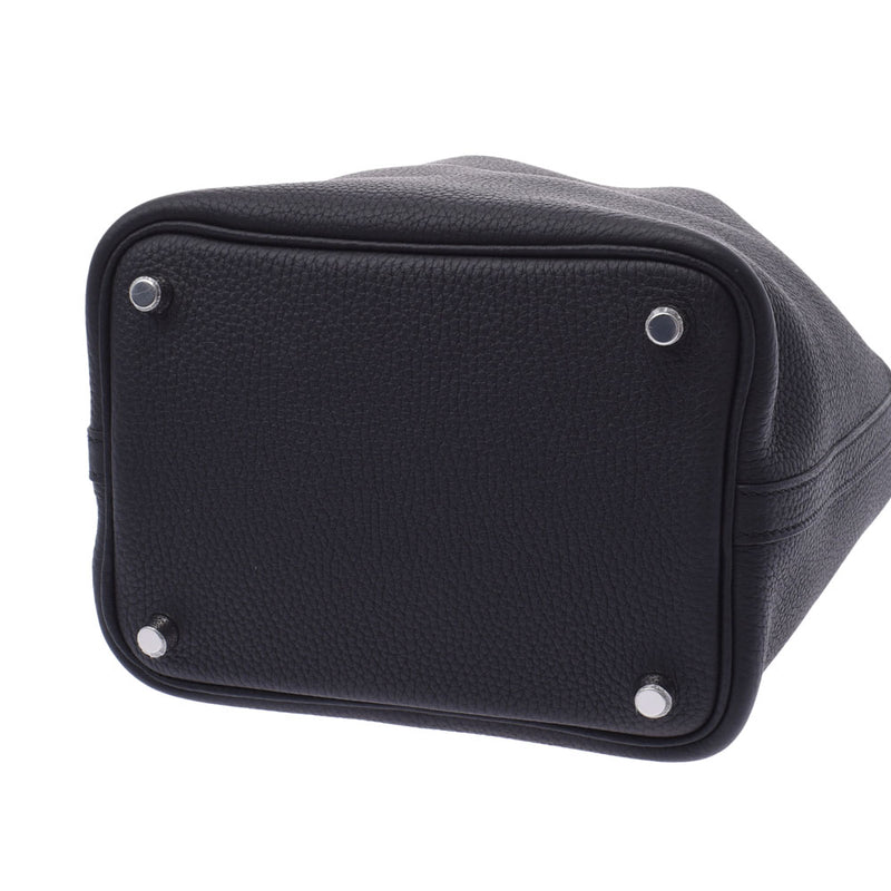 Hermes Hermes Picon Lock PM Black Silver Football Y Champion (around 2020) Ladies Triyo Clemance Handbag New Sinkjo