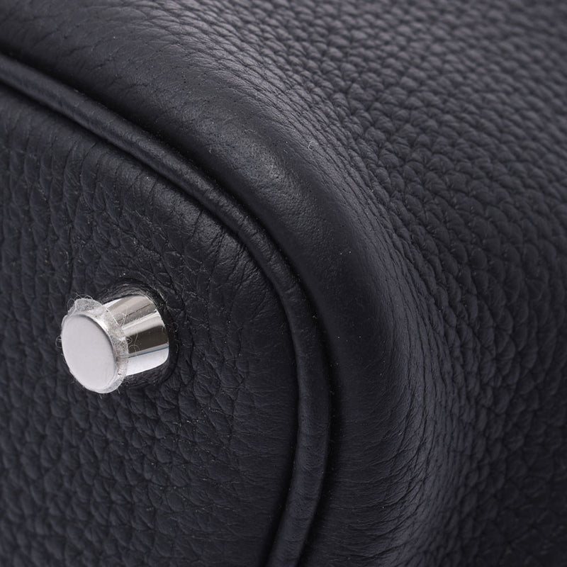 Hermes Hermes Picon Lock PM Black Silver Football Y Champion (around 2020) Ladies Triyo Clemance Handbag New Sinkjo