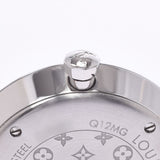 Louis Vuitton Louis Vuitton Tambour Slim 8P Diamond Q12MG Women's SS / Leather Watch Quartz White Dealer A-Rank Used Sinkjo