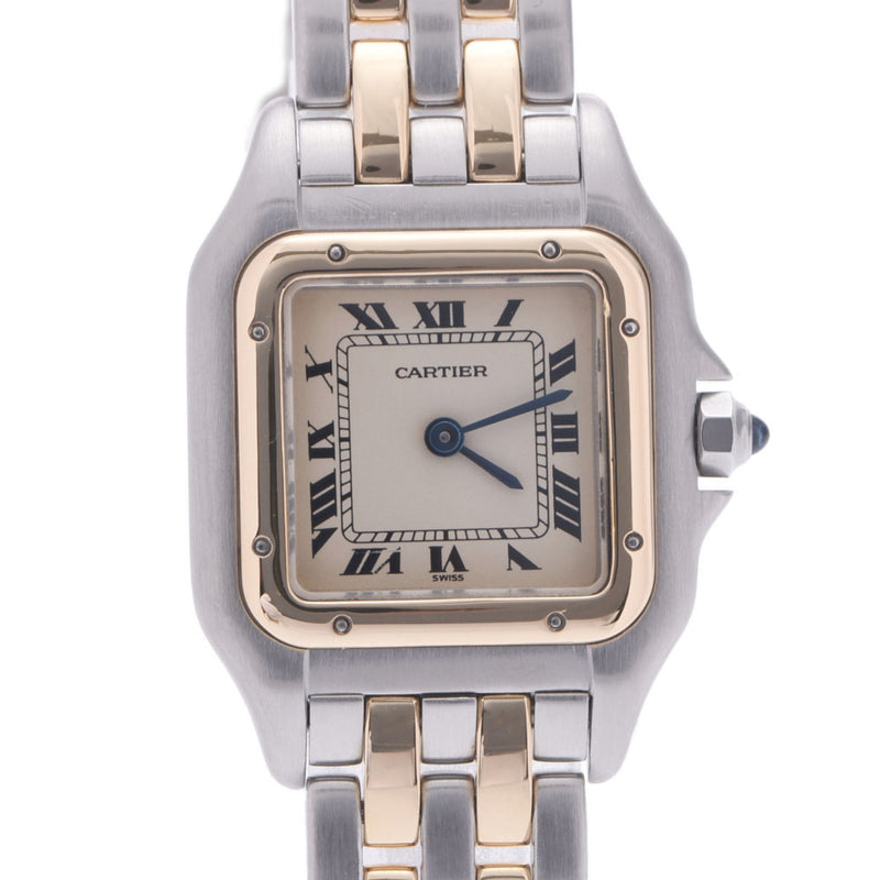 Cartier Cartier Pantere SM 2 Low 166921 Women's YG / SS Watch Quartz Ivory Dimeter A-Rank Used Silgrin