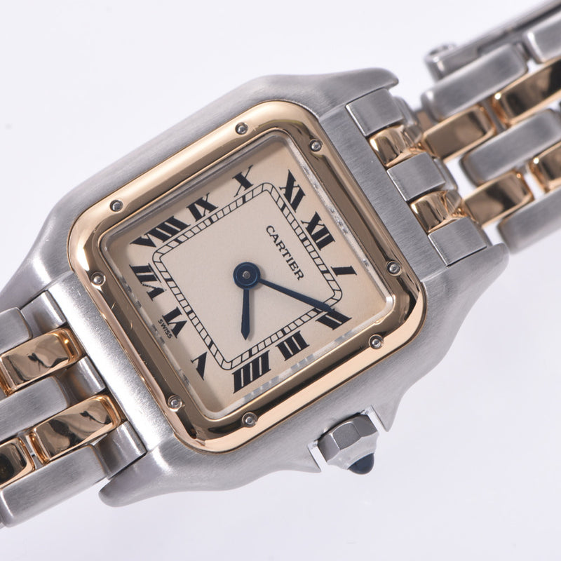 Cartier Cartier Pantere SM 2 Low 166921 Women's YG / SS Watch Quartz Ivory Dimeter A-Rank Used Silgrin