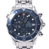 Omega Omega Seamaster 300 Chronograph 2599.80 Men SS Watch Automatic Current Blue Character A-Rank Used Silgrin