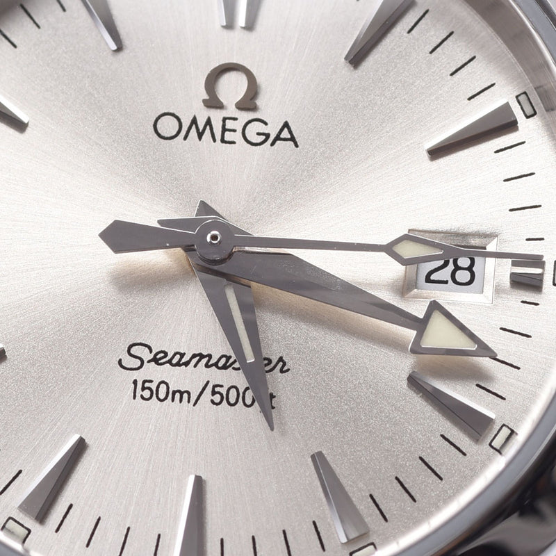 OMEGA オメガ シーマスター150m 2577.30 レディース SS 腕時計 クオーツ シルバー文字盤 Aランク 中古 銀蔵