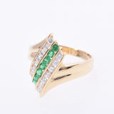 Other Gainsborough Gaines Borrow Emerald 0.29C 10 Ladies K18YG Ring / Ring A-Rank Used Silgrin