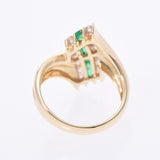 Other Gainsborough Gaines Borrow Emerald 0.29C 10 Ladies K18YG Ring / Ring A-Rank Used Silgrin