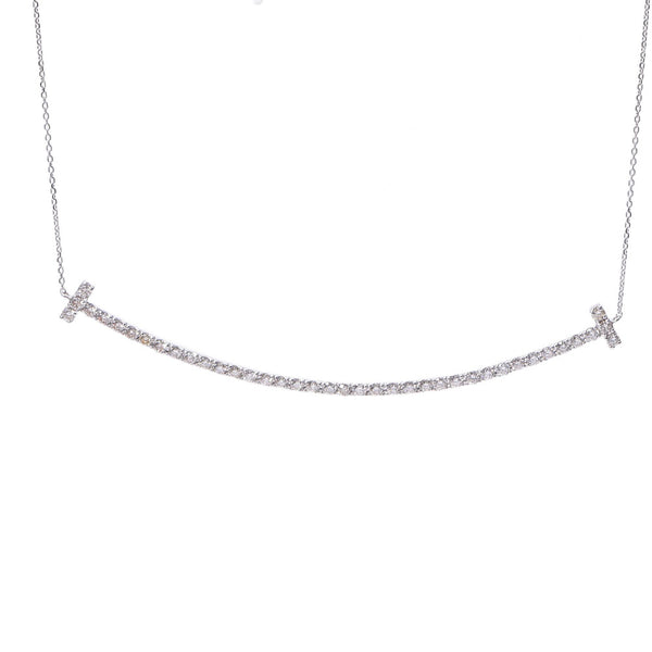 Other Smile Necklace Diamond 1.00ct Ladies Necklace Used – 銀蔵 ...