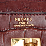 HERMES エルメス バーキン 30 ルージュアッシュ(赤系) ゴールド金具 □E刻印(2001年頃) レディース ニロティカス ハンドバッグ ABランク 中古 銀蔵