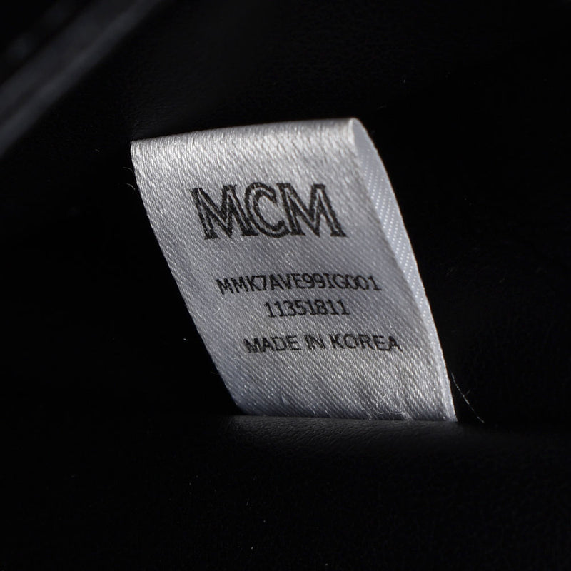 MCM MCM Backpack Studs Ivory Unisex Curf Rucks Day Pack AB Rank Used Silgrin