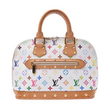 LOUIS VUITTON Louis Vuitton Multicolor Alma Bron (White) M92647 Ladies Monogram Multicolor Handbag B Rank Used Ginzo