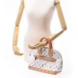 LOUIS VUITTON Louis Vuitton Multicolor Alma Bron (White) M92647 Ladies Monogram Multicolor Handbag B Rank Used Ginzo
