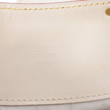 Louis Vuitton Louis Vuitton Suhari Afrielan White M92850 Ladies Goat Leather One Shoulder Bag B Rank Used Silgrin
