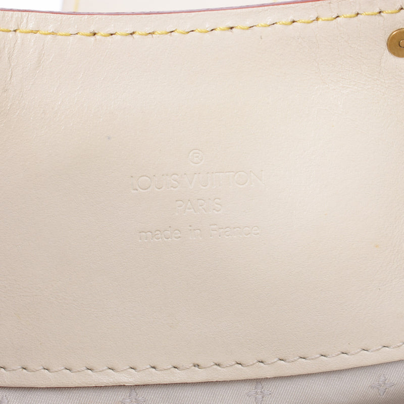Louis Vuitton Louis Vuitton Suhari Afrielan White M92850 Ladies Goat Leather One Shoulder Bag B Rank Used Silgrin