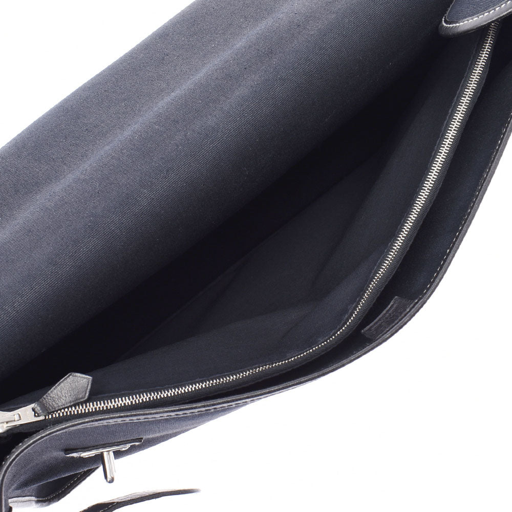 エルメスブエナベンチュラ MM 黒 シルバー金具 ユニセックス ビジネス