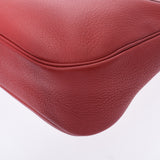 Hermes Hermes Cristine Lougebiff (Red) □ A Engraved (around 1997) Unisex Triyo Clemance Shoulder Bag A-rank used Silgrin