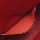 Hermes Hermes Cristine Lougebiff (Red) □ A Engraved (around 1997) Unisex Triyo Clemance Shoulder Bag A-rank used Silgrin