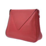 Hermes Hermes Cristine Lougebiff (Red) □ A Engraved (around 1997) Unisex Triyo Clemance Shoulder Bag A-rank used Silgrin