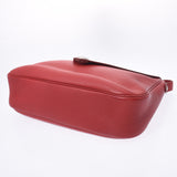 Hermes Hermes Cristine Lougebiff (Red) □ A Engraved (around 1997) Unisex Triyo Clemance Shoulder Bag A-rank used Silgrin