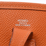 Hermes Hermes Evelin TPM Orange Silver Bracket □ H-engraved (around 2004) Women's Voepson Shoulder Bag B Rank Used Sinkjo