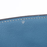 Hermes Kerry 32 2WAY Bag Blue Jean pouch embroidery Tote (circa 2003) ladies' Tote Bag