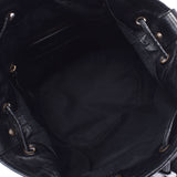 BALENCIAGA Valenciaga Classic Mini Pompon 2way Black 246438 Women's Curf Handbags AB Rank Used Silgrin