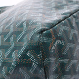 Goyard Goyal Saint Louis GM Green Unisex PVC / Leather Tote Bag A-Rank Used Sinkjo