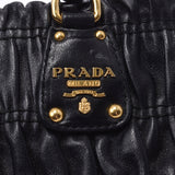 PRADA プラダ ミニ 2WAYショルダー 黒 BN2096 レディース ナッパレザー ハンドバッグ ABランク 中古 銀蔵