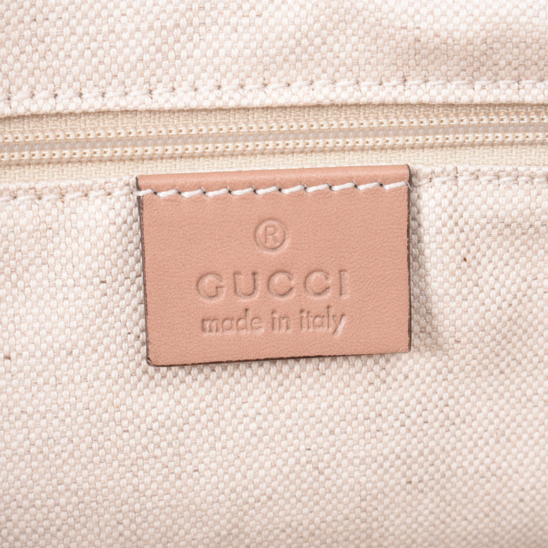 Gucci Gucci Diamante Souki 2 Way米色/粉红色米色247902女士GG帆布CURF手提包A-Rank使用的水池