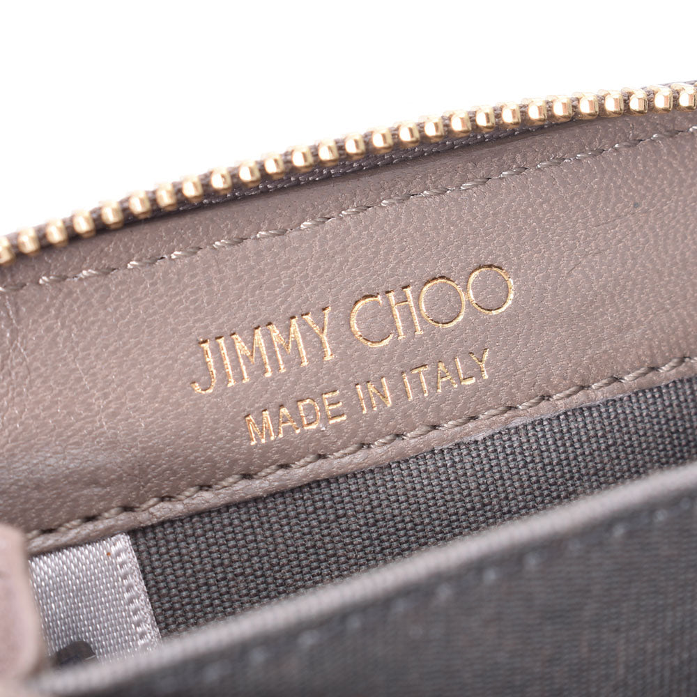 ジミーチュウスタースタッズ 小銭入れ グレージュ系 ユニセックス カーフ コインケース JIMMY CHOO 中古 – 銀蔵オンライン