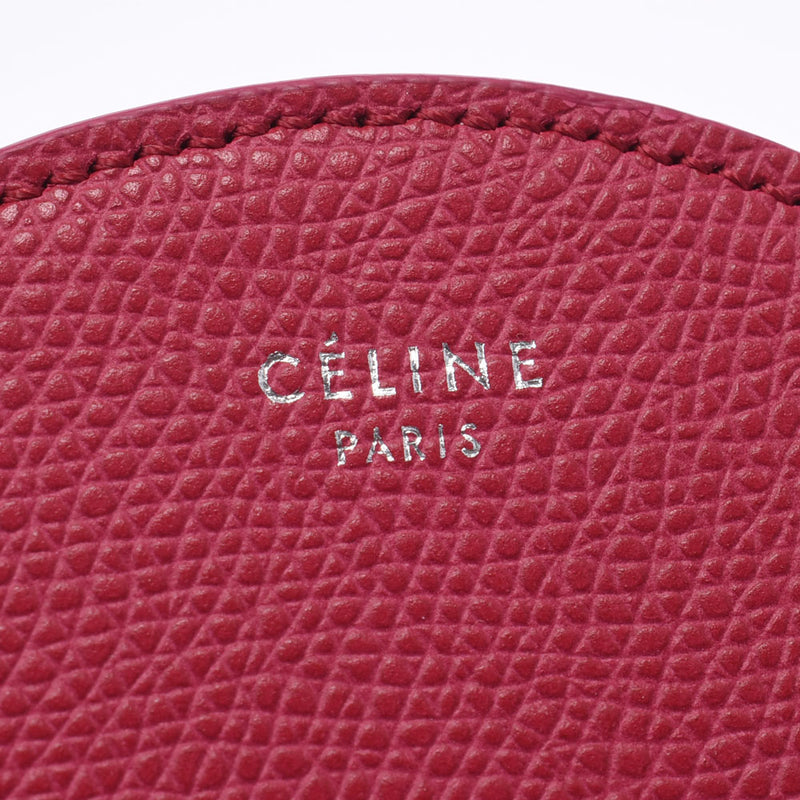 Celine Celine圆形硬币宠物粉红色102923女性CALAF硬币案例未使用的SILGRIN