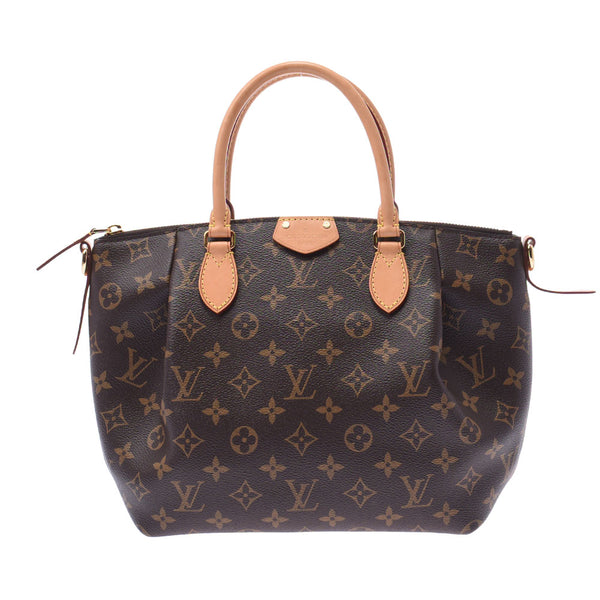 Louis Vuitton Louis Vuitton Monogring Turren PM 2way包Brown M48813女士皮革手提包A-Rank二手水池