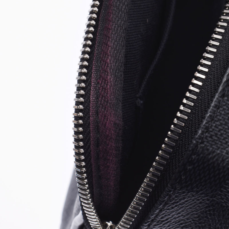 LOUIS VUITTON ルイヴィトン ダミエ グラフィット アンブレール 黒/グレー N41289 メンズ ダミエグラフィットキャンバス ボディバッグ ABランク 中古 銀蔵