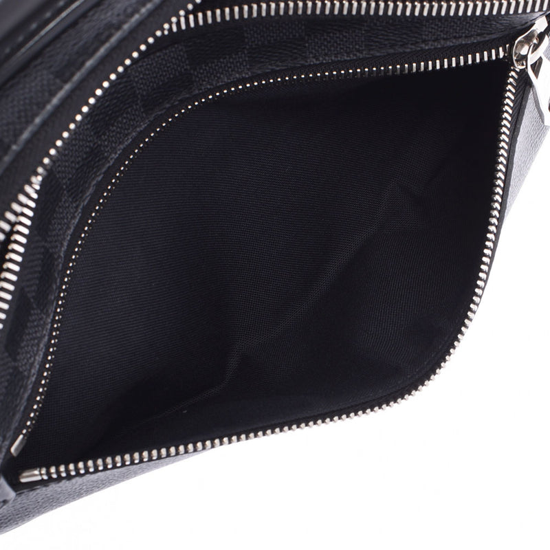 LOUIS VUITTON ルイヴィトン ダミエ グラフィット アンブレール 黒/グレー N41289 メンズ ダミエグラフィットキャンバス ボディバッグ ABランク 中古 銀蔵