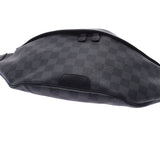 LOUIS VUITTON ルイヴィトン ダミエ グラフィット ディスカバリーバムバッグ 黒 N40187 メンズ ダミエグラフィットキャンバス ボディバッグ ABランク 中古 銀蔵
