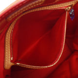 Louis Vuitton Louis Vuitton Verni Lead MM Tote Bag Rouge M91086 Women's Monogram Verni Handbag B Rank Used Sinkjo