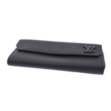 Louis Vuitton Louis Vuitton Zippy Wallet Black M69831 Men's Grain Leather Long Wallet A-Rank Used Silgrin