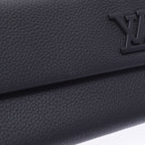 Louis Vuitton Louis Vuitton Zippy Wallet Black M69831 Men's Grain Leather Long Wallet A-Rank Used Silgrin