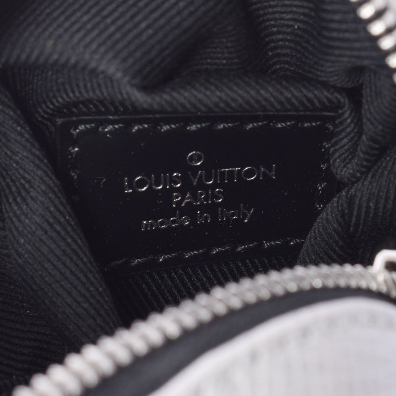 Louis Vuitton Louis Vuitton Tiga Lama Visual Sucking Rucks Motif Bag Charm Gray M69318 Men's Tiger Leather Key Holder A-Rank Used Sinkjo