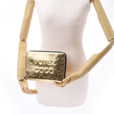 CHANEL シャネル VETEZCOCO クラッチウォレット ゴールド ユニセックス カーフ クラッチバッグ 新同 中古 銀蔵