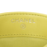 Chanel Chanel矩阵黄色男女通用Carkkin卡案例是斯皮尔林