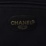 CHANEL シャネル ロゴ 黒 レディース カーフ トートバッグ ABランク 中古 銀蔵