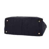 Chanel Chanel Nuto Label Line Tote MM Black Unisex Nylon / Leather Handbags AB Rank Used Sinkjo