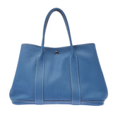 Hermes Hermes Garden Party PM Azul (Light) □ O Steel (around 2011) Unisex Negonda Handbags AB Rank Used Sinkjo