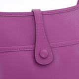 Hermes Hermes Evelin 2 PM Cyclamen (Purple System) Silver Fittings □ J-Engraved (around 2006) Ladies Voepson Shoulder Bags AB Rank Used Sinkjo
