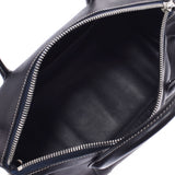 HERMES エルメス ポロション 黒 シルバー金具 □N刻印(2010年頃) レディース エヴァ―グレイン ハンドバッグ ABランク 中古 銀蔵