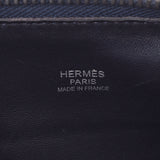 HERMES エルメス ポロション 黒 シルバー金具 □N刻印(2010年頃) レディース エヴァ―グレイン ハンドバッグ ABランク 中古 銀蔵