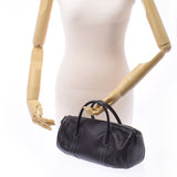 HERMES エルメス ポロション 黒 シルバー金具 □N刻印(2010年頃) レディース エヴァ―グレイン ハンドバッグ ABランク 中古 銀蔵