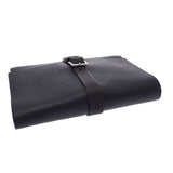 HERMES エルメス ポシェット エトリビエール 黒 シルバー金具 T刻印(2015年頃) メンズ フィヨルド クラッチバッグ Aランク 中古 銀蔵