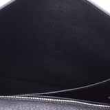 HERMES エルメス ポシェット エトリビエール 黒 シルバー金具 T刻印(2015年頃) メンズ フィヨルド クラッチバッグ Aランク 中古 銀蔵