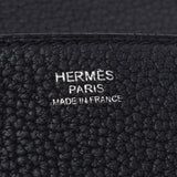 HERMES エルメス ポシェット エトリビエール 黒 シルバー金具 T刻印(2015年頃) メンズ フィヨルド クラッチバッグ Aランク 中古 銀蔵
