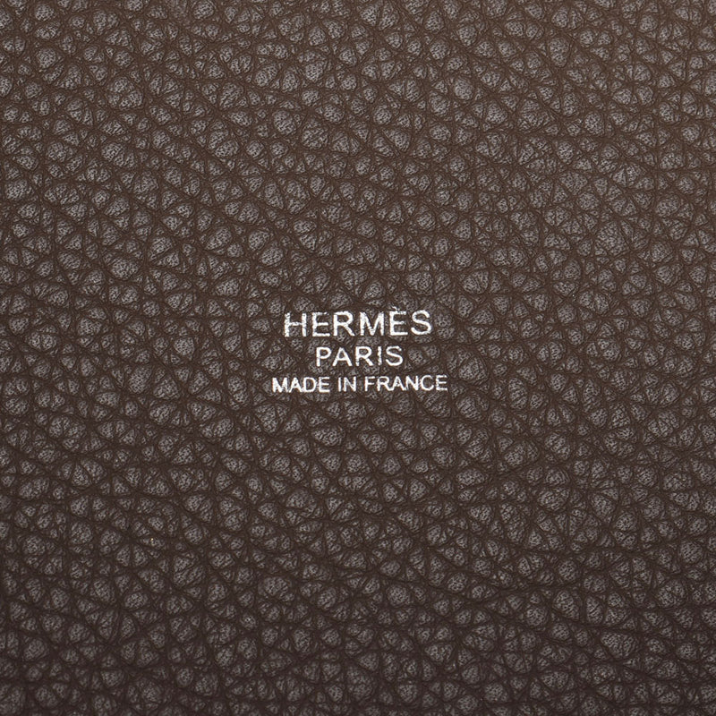Hermes Hermes Picon Lock MM Ethoup (Glacier) Silver Bracket □ M Engraved (around 2009) Ladies Triyo Clemance Handbags AB Rank Used Sinkjo